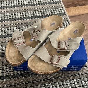 Birkenstock men’s - Light Brown Suede